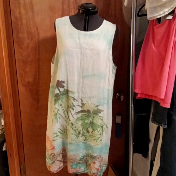 J. Jill Dresses & Skirts - J.Jill Linen Summer Dress size XL